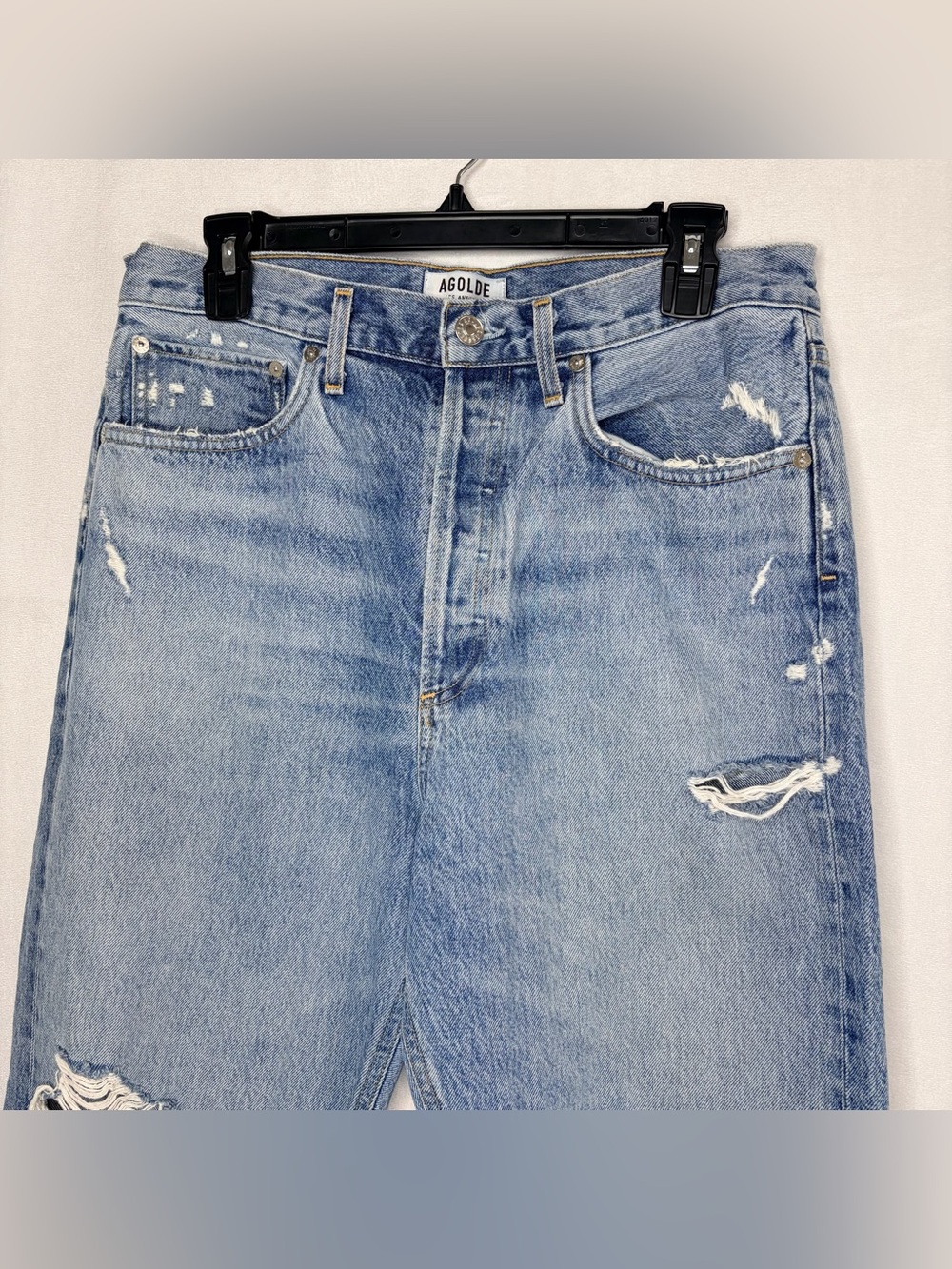 Agolde 90’s Mid Rise Straight Jeans - Picture 6 of 9
